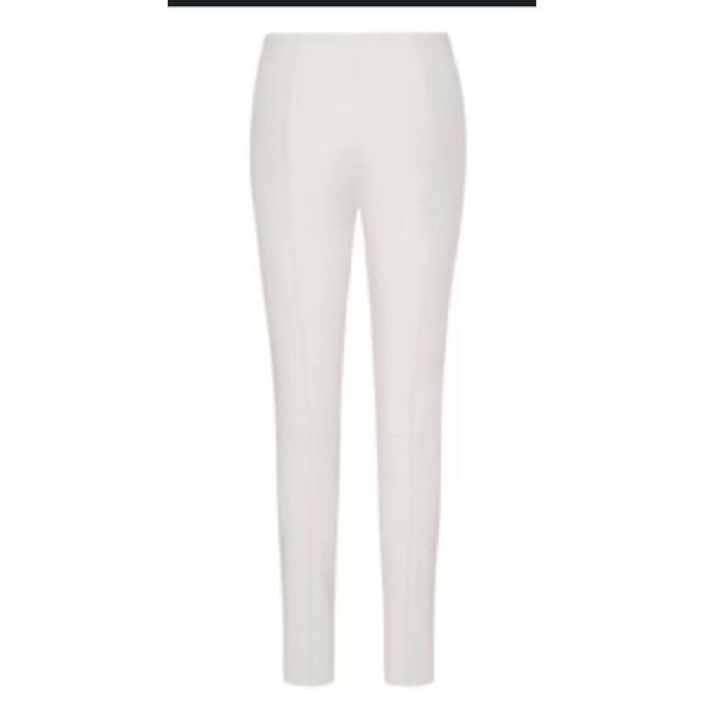 Size 36EU Raffaello Rossi GIGA White Elegant Slim Fit Dress Pants Designer